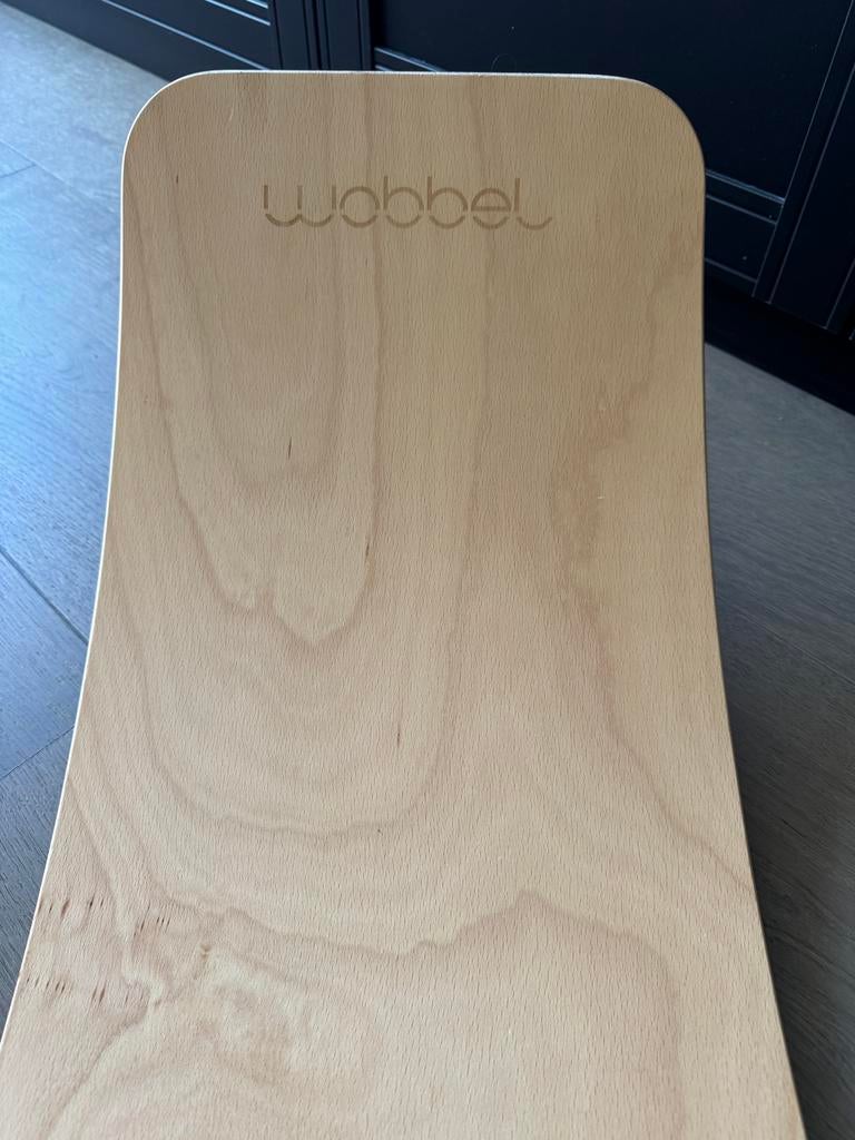 Wobbel Board met Vilt - Natuurlijk Hout & Lila Vilt, Ophalen, Zo goed als nieuw