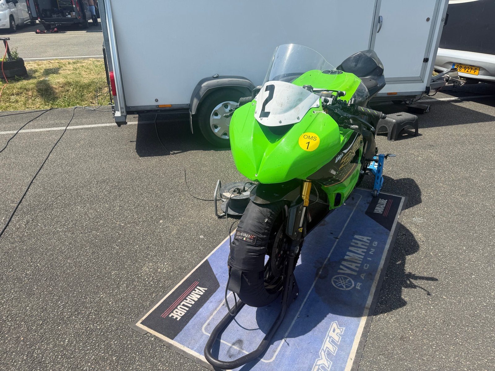 Circuitmotor Kawasaki ZX6R ex WK fiets Rob Hartog 2017, Motoren, Sportuitlaat, 4 cilinders, Motorrijbewijs A, Super Sport