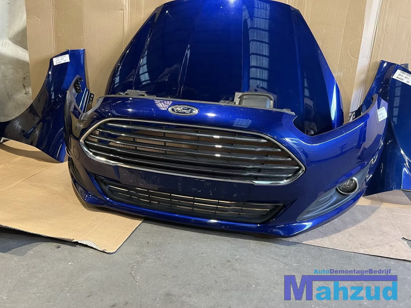 FORD FIESTA 6 Blauw 2D Voorkop compleet 2013-2017, Auto-onderdelen, Gebruikt, Voor, Info@ford.com, Ophalen of Verzenden