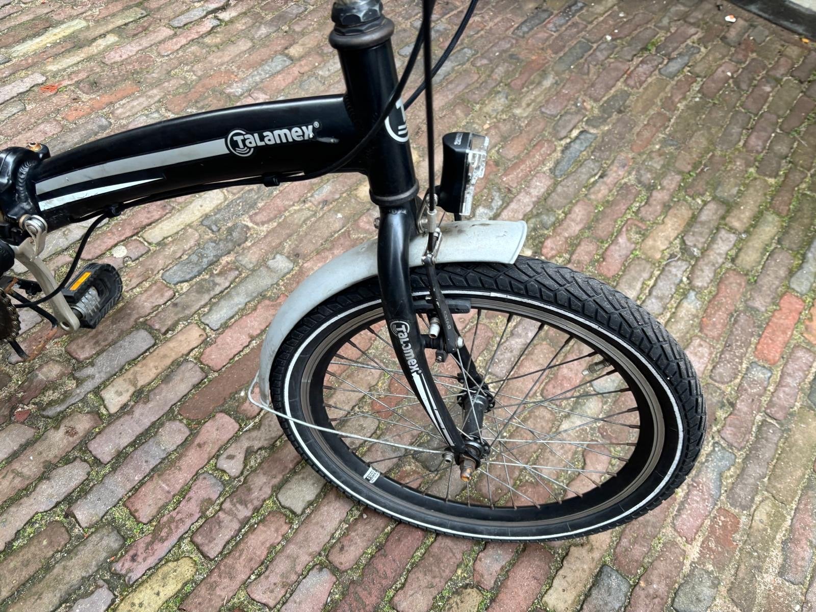 Talamax opvouwbare fiets - perfect voor woon-werkverkeer, Fietsen en Brommers, Fietsen | Vouwfietsen, 20 inch of meer, Gebruikt