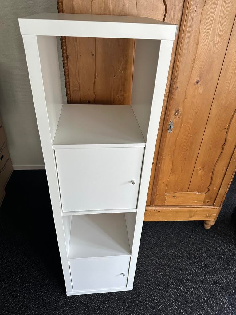Kast boekenkast wit deurtjes kinderkamer open kast, Ophalen, Minder dan 50 cm, Met deur(en), 100 tot 150 cm