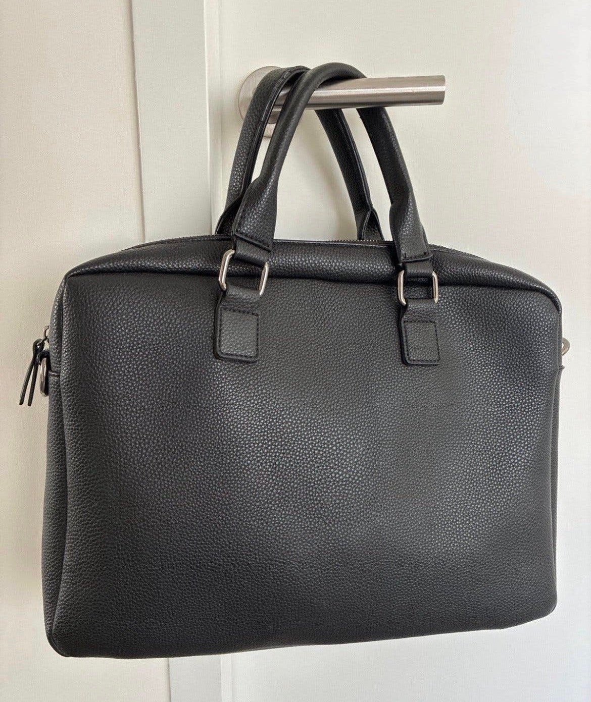 Zwarte laptoptas / aktetas - Zo goed als nieuw, Sieraden, Tassen en Uiterlijk, Ophalen, Zo goed als nieuw, Zwart, Overige typen
