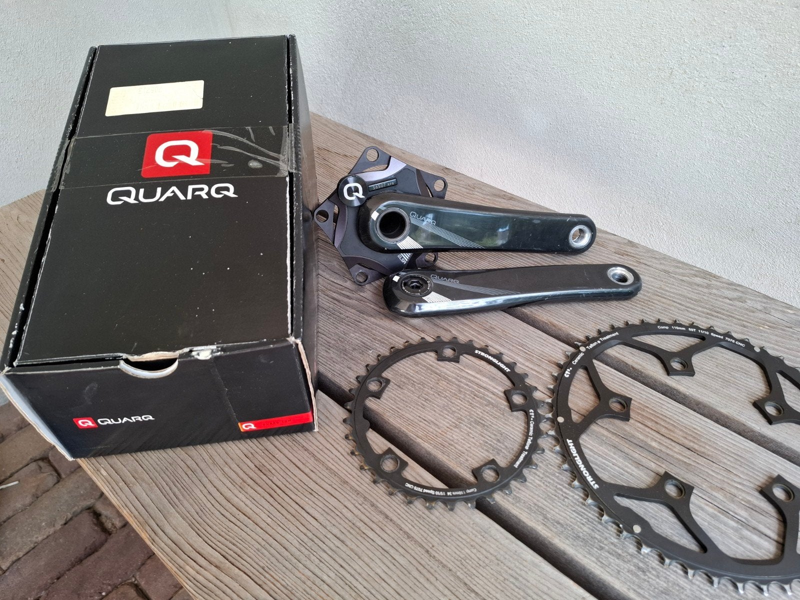 Quarq Elsa carbon SRAM crankstel met powermeter