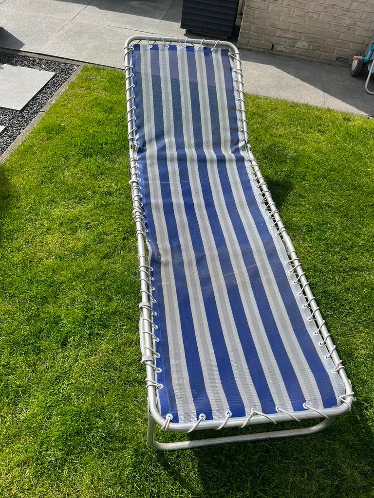 Crespo stretcher/ligbed lichtgewicht, Ophalen, Zo goed als nieuw, Campingstoel
