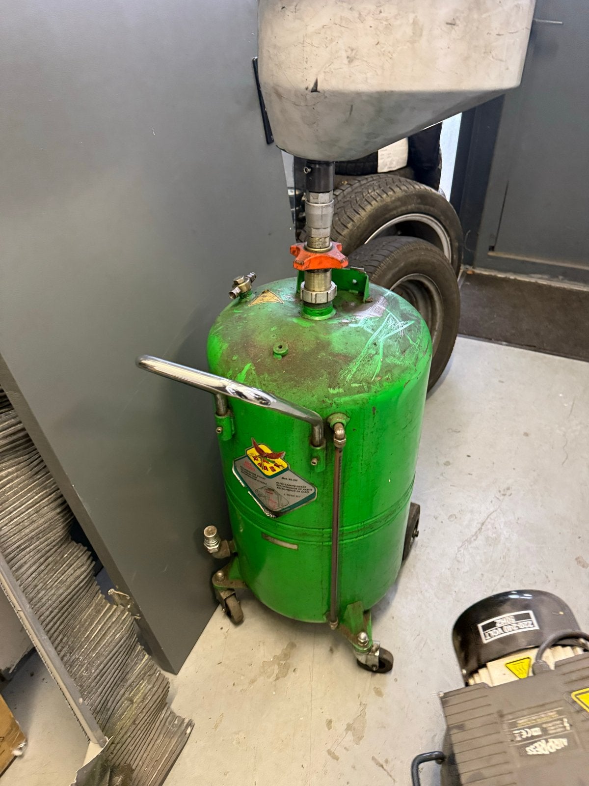 Olie opvangwagen / Olie opvangbak, Auto diversen, Autogereedschap, Ophalen of Verzenden, Gebruikt