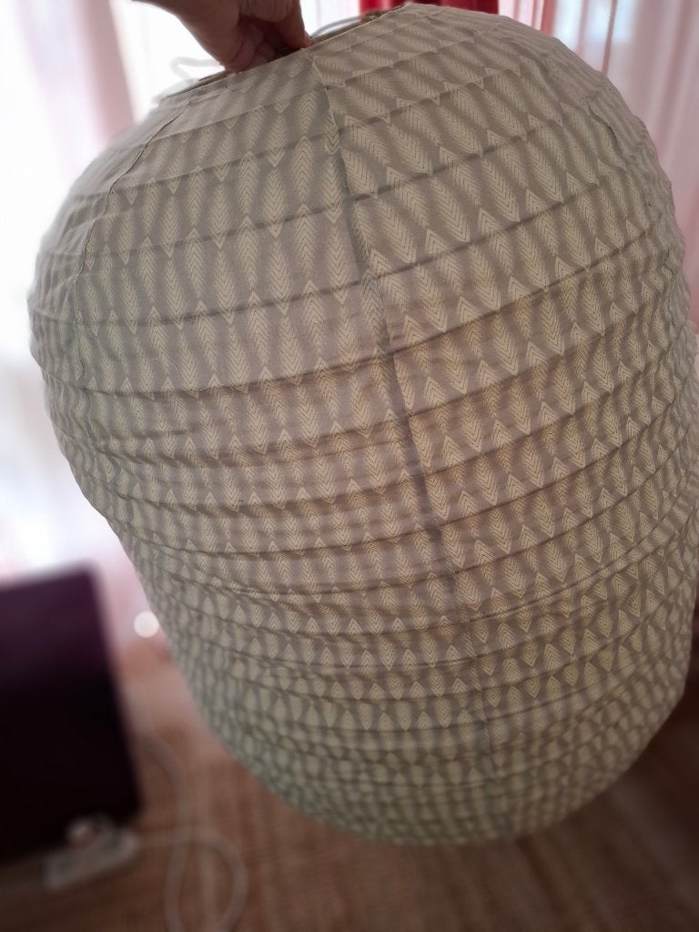 Grote lampen bol van katoen en bamboe!, Ophalen, Nieuw, Natuurlijk materiaal, Oosters