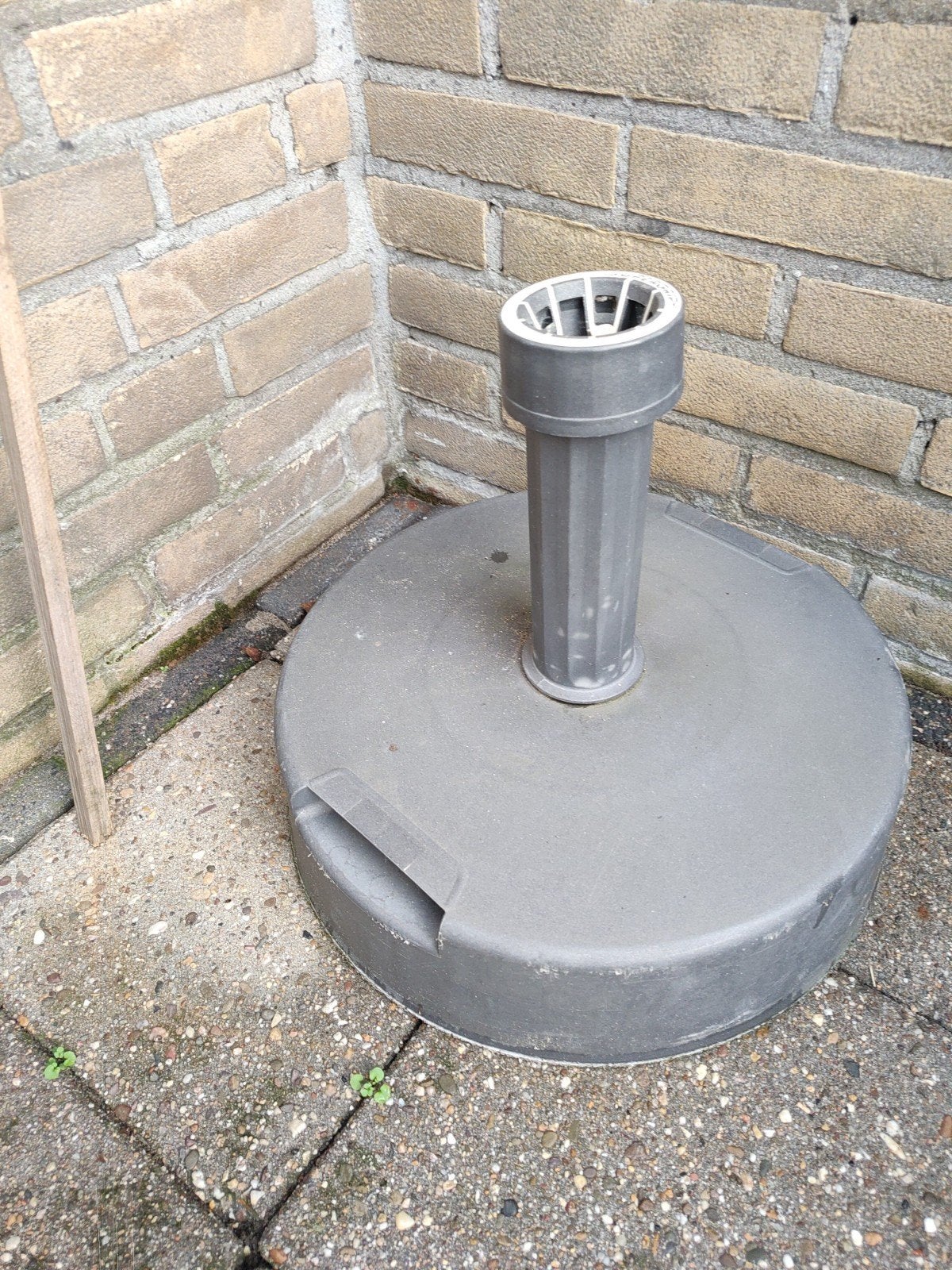Stevige parasolvoet - Gebruikt, Tuin en Terras, Ophalen, Gebruikt, Parasolvoet