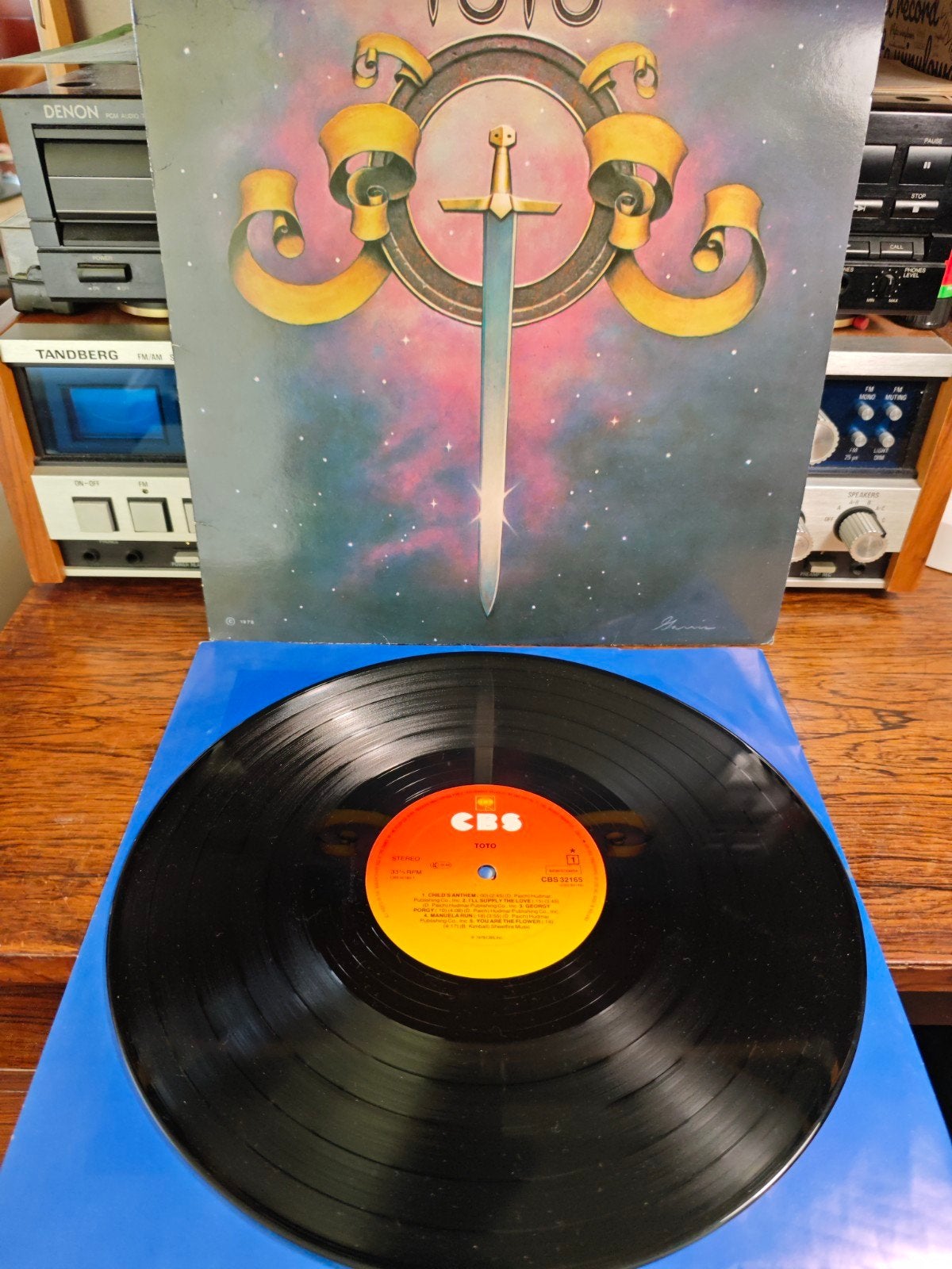 Toto - Toto (LP, Album, CBS 83148), Cd's en Dvd's, Vinyl | Rock, Gebruikt, Ophalen of Verzenden