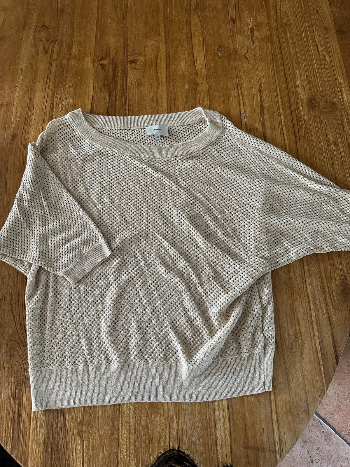 Shoeby gebreide trui - Beige - Maat XXL, Ophalen of Verzenden, Zo goed als nieuw, Maat 46/48 (XL) of groter, Beige