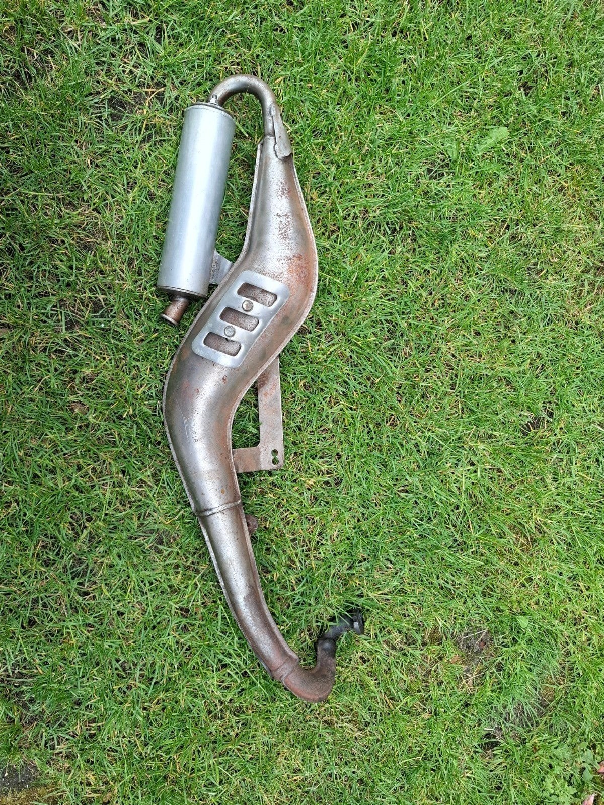 Honda wallaroo gianelli pro 5 uitlaat Peugeot fox, Ophalen, Gebruikt, Uitlaat