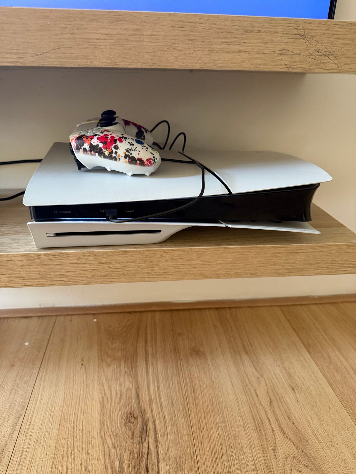 PS5 Disc Edition met 2 controllers en 12 games, Spelcomputers en Games, 2 spelers, Ophalen, Zo goed als nieuw