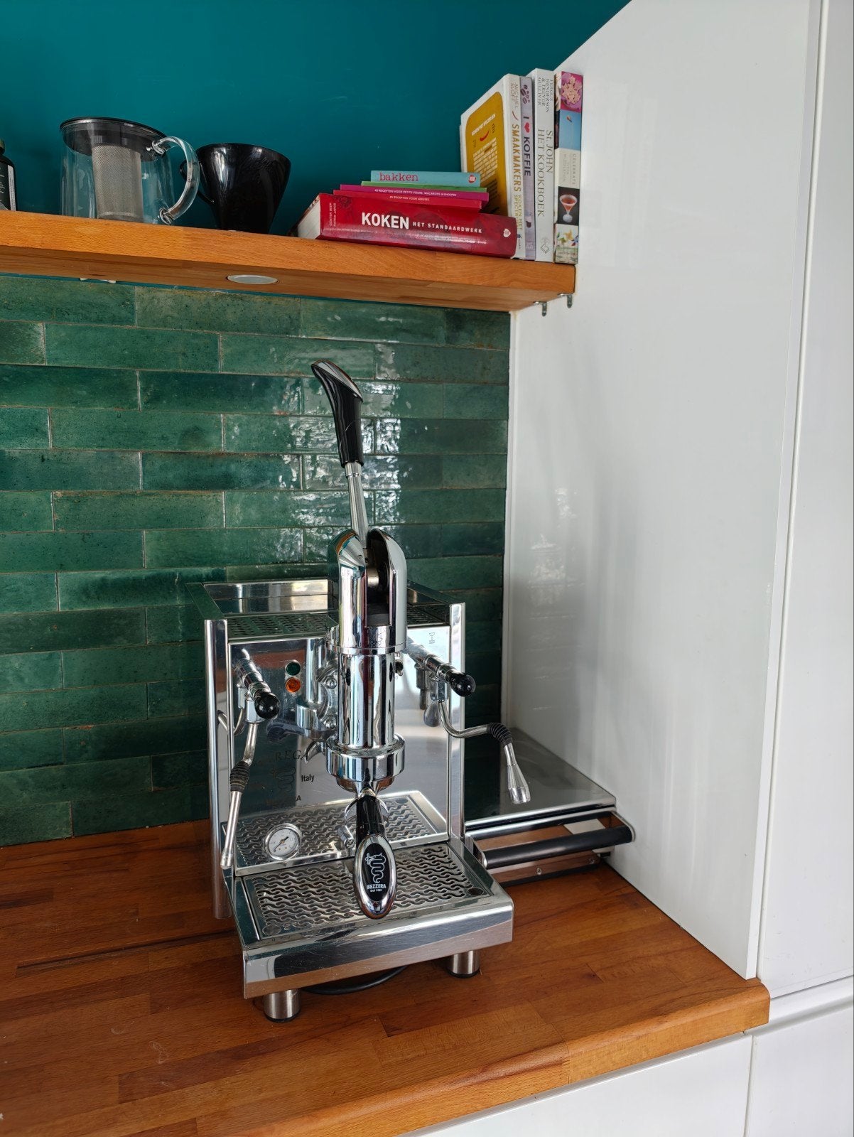 Bezerra Strega espressomachine (evt. met Bezzera bonenmaler)