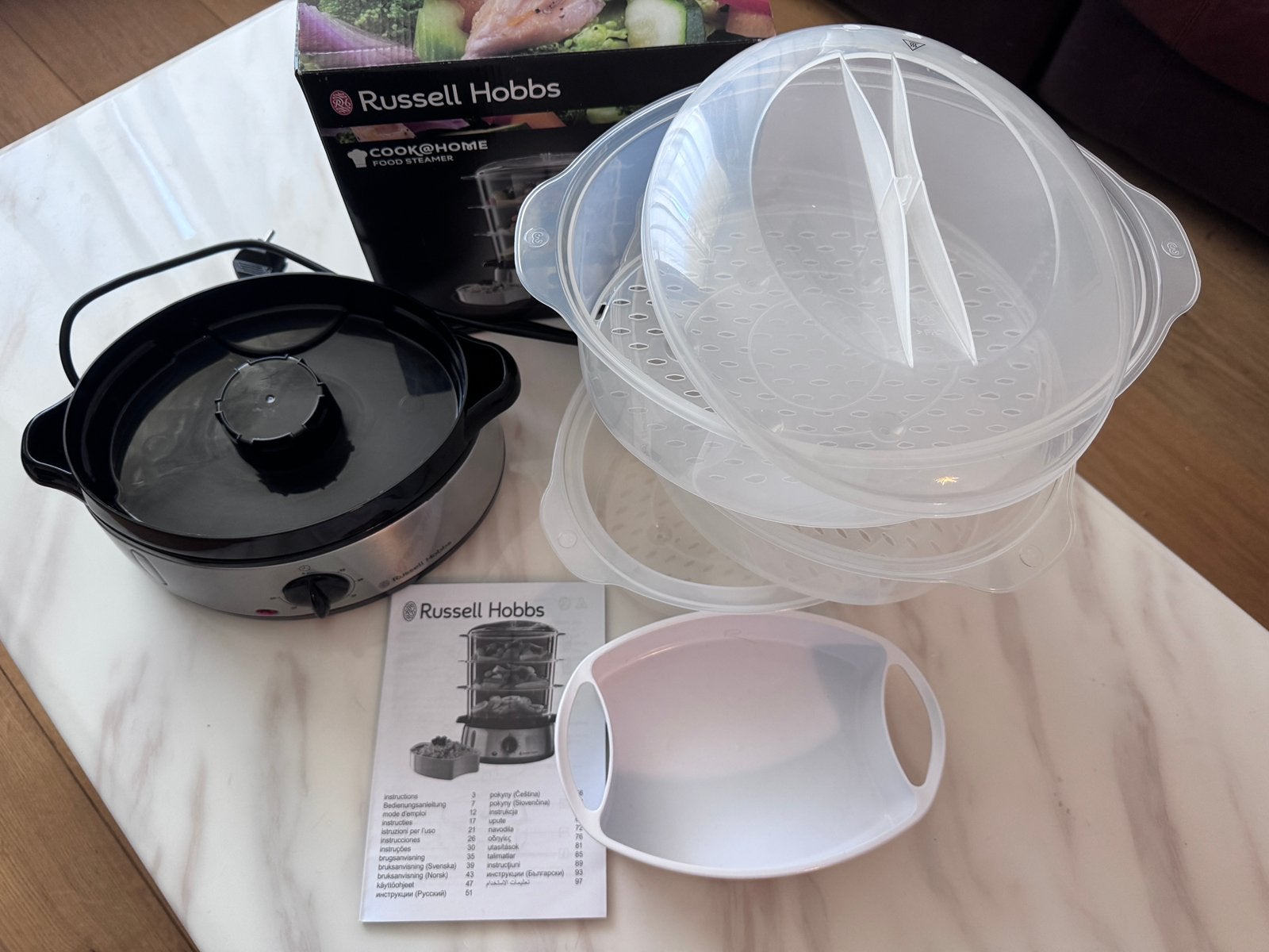 Russell Hobbs Food Steamer(Model 19270-56)Zo goed als nieuw!, Ophalen of Verzenden, Zo goed als nieuw