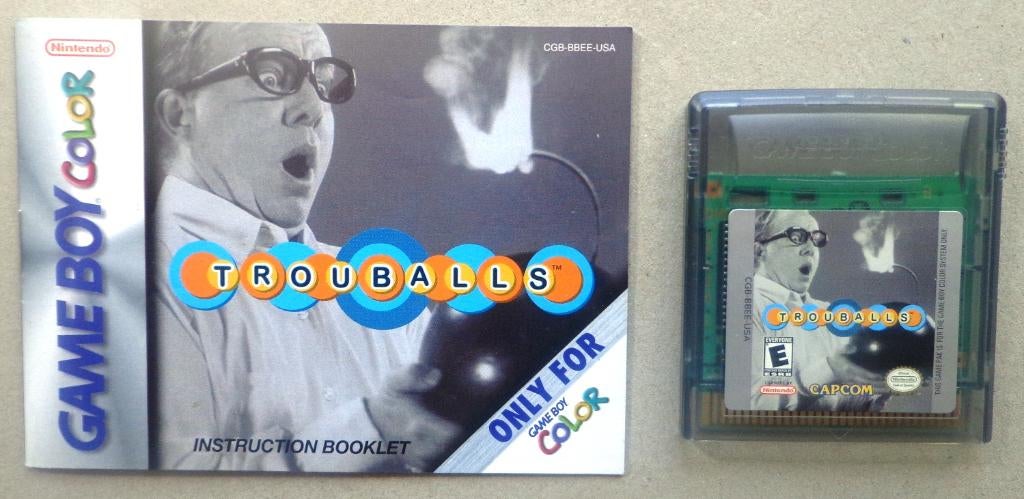 Trouballs voor de Gameboy Color en Advance + boekje, 1 speler, Ophalen of Verzenden, Gebruikt, Vanaf 3 jaar