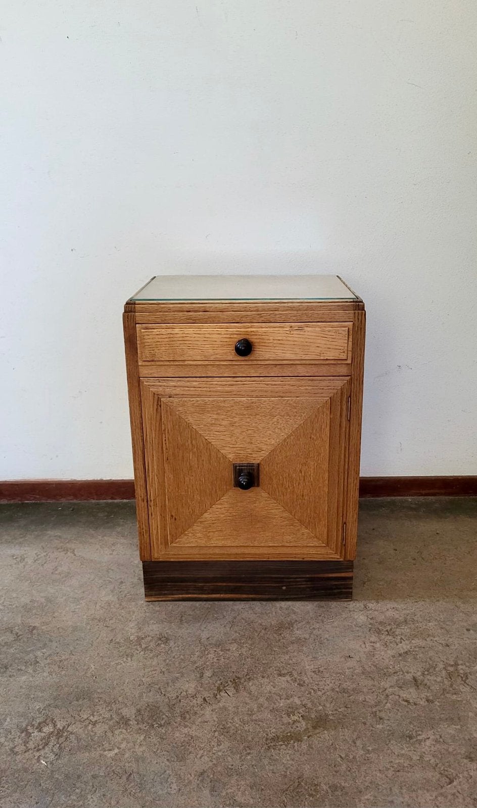 Vintage nachtkastje, Ophalen, Gebruikt, Minder dan 45 cm