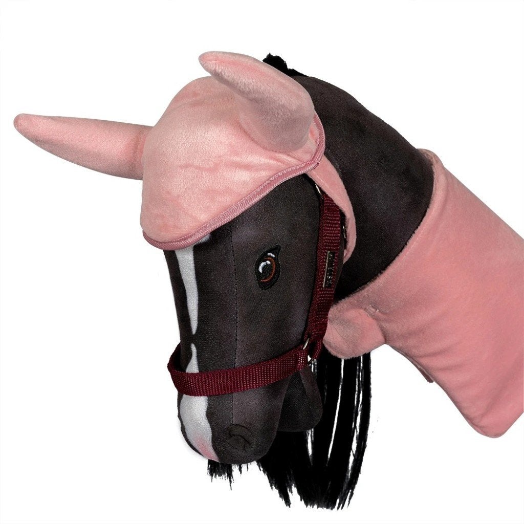 Stijlvolle Hobby Horse Deken en Muts – Roze Fluweel, Hobby en Vrije tijd, Overige Hobby en Vrije tijd, Nieuw, Ophalen of Verzenden