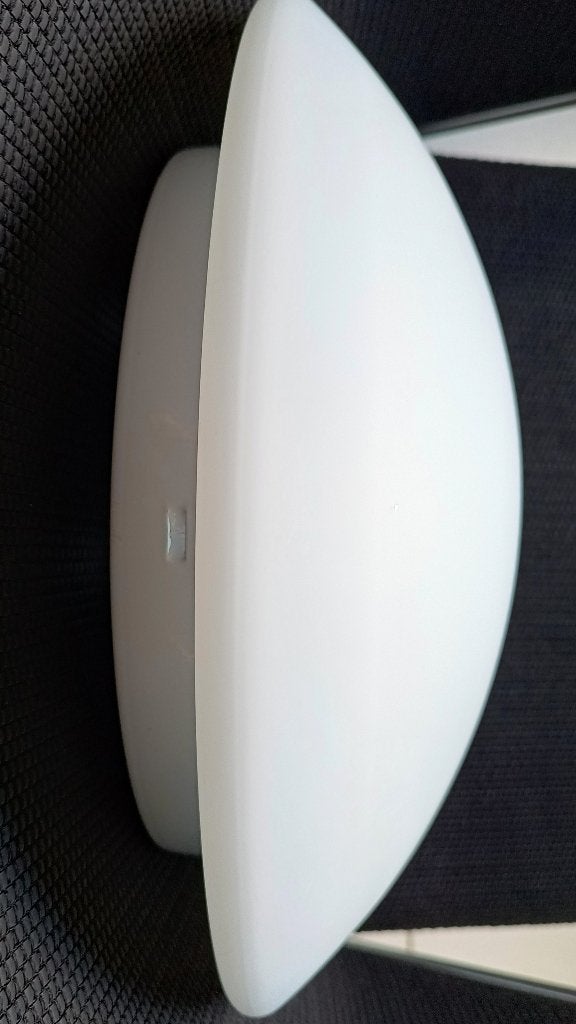 ufo plafonnière -plafondlamp -Massive design -mat wit - 42cm, Ophalen, Gebruikt, Glas, UFO Design van Massive - België