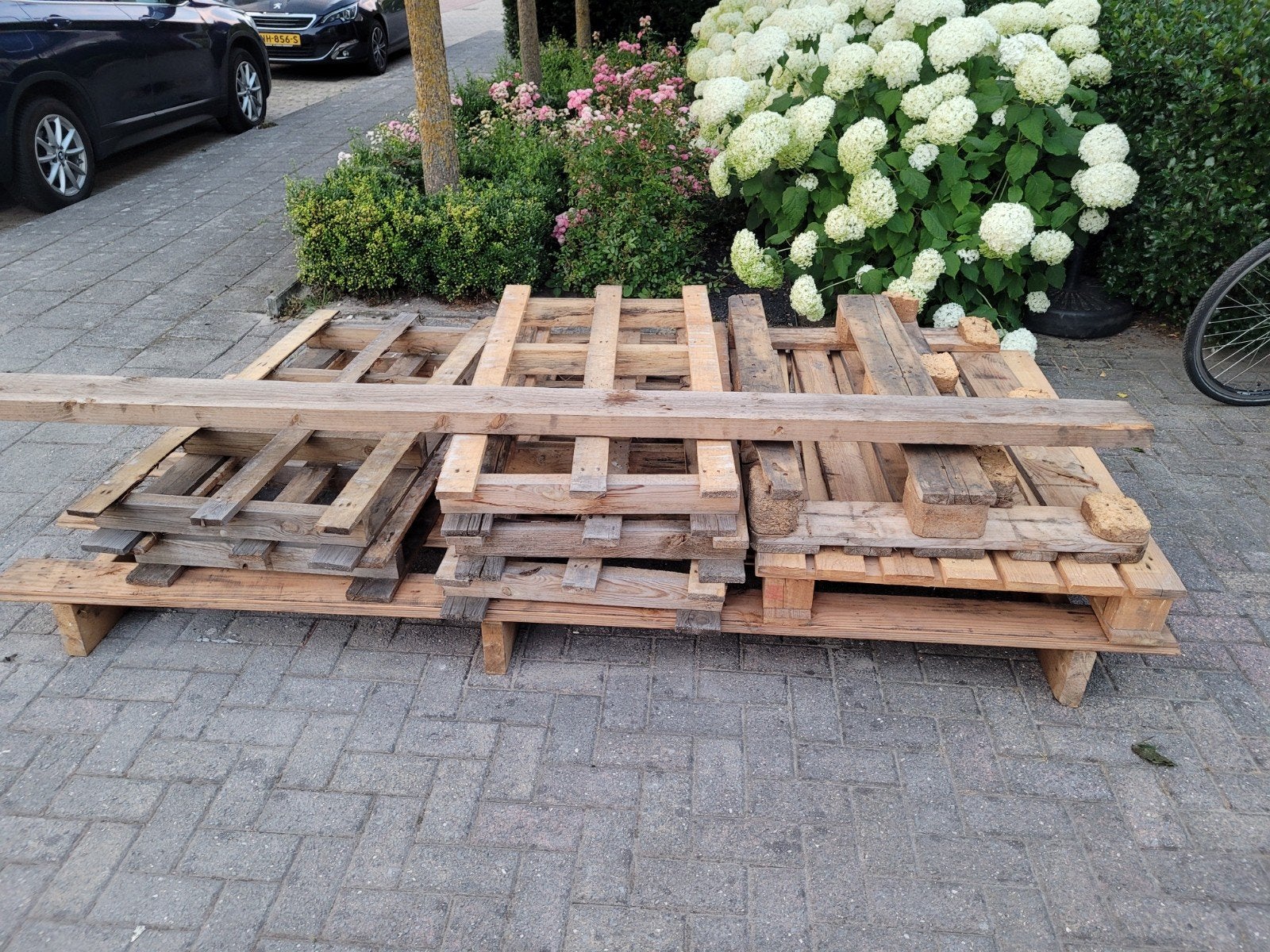 Pallets, Ophalen, 50 mm of meer, Pallet, Minder dan 200 cm