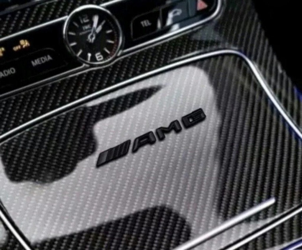 Amg interieur logo console logo asbak logo c-klasse cla gle, Auto diversen, Ophalen of Verzenden