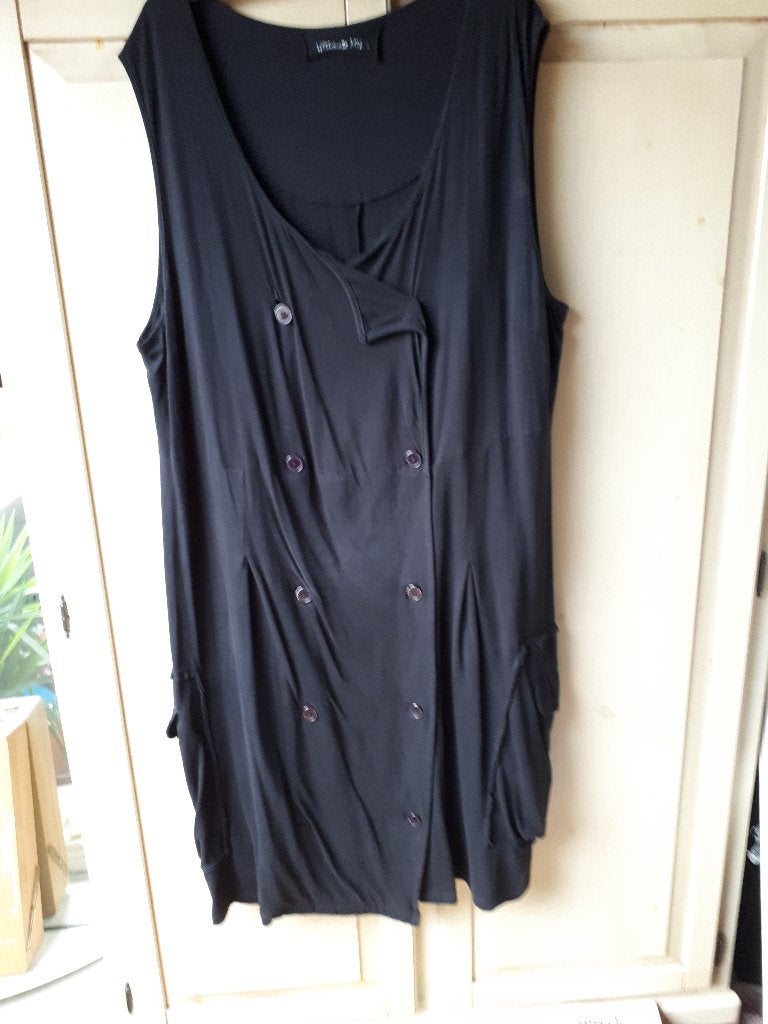 zwarte tuniek/jurk, Ultimate Mik's, maat xxl, Kleding | Dames, Verzenden, Zwart, Maat 46/48 (XL) of groter, Zo goed als nieuw
