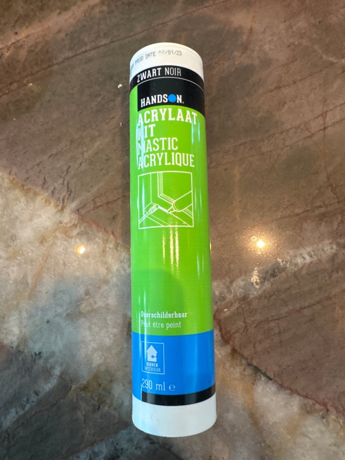 Handson Acrylaatkit Zwart 290 ml, Doe-het-zelf en Verbouw, Minder dan 5 liter, Ophalen, Nieuw, Zwart