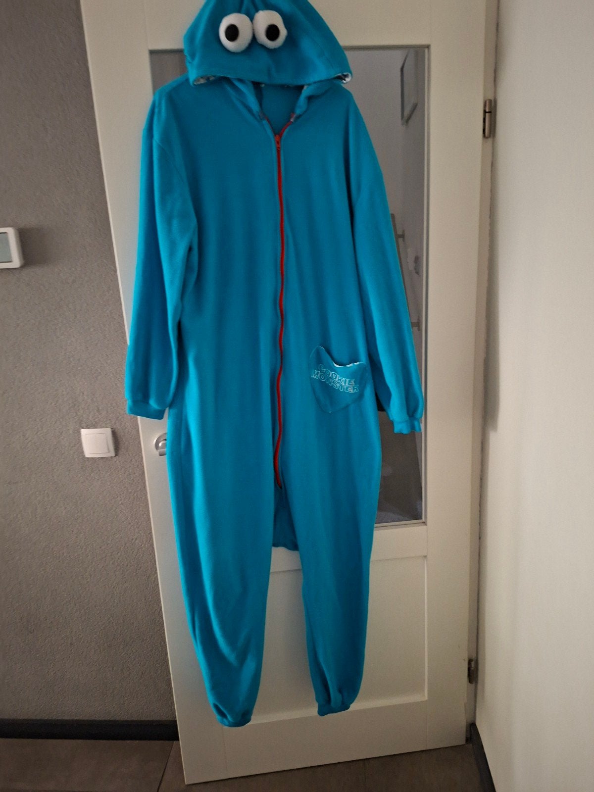 Leuke Cookie Monster Onesie - Maat XXL, Kleding | Dames, Blauw, Maat 46/48 (XL) of groter, Ophalen of Verzenden, Zo goed als nieuw