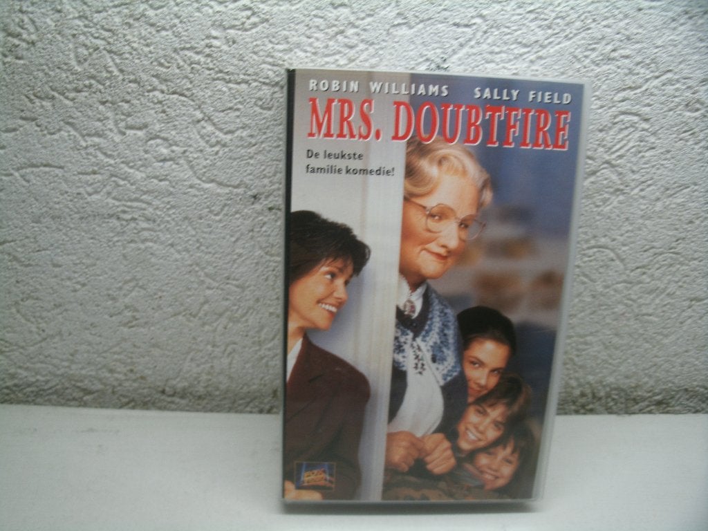 vhs 211b mrs. doubtfire, Alle leeftijden, Ophalen of Verzenden, Zo goed als nieuw, Komedie