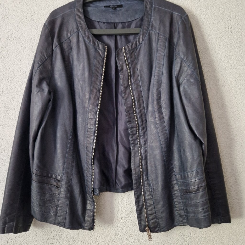 Promiss blauw jackje Maat 44, Kleding | Dames, Grote Maten, Promiss, Jurk, Nieuw, Verzenden