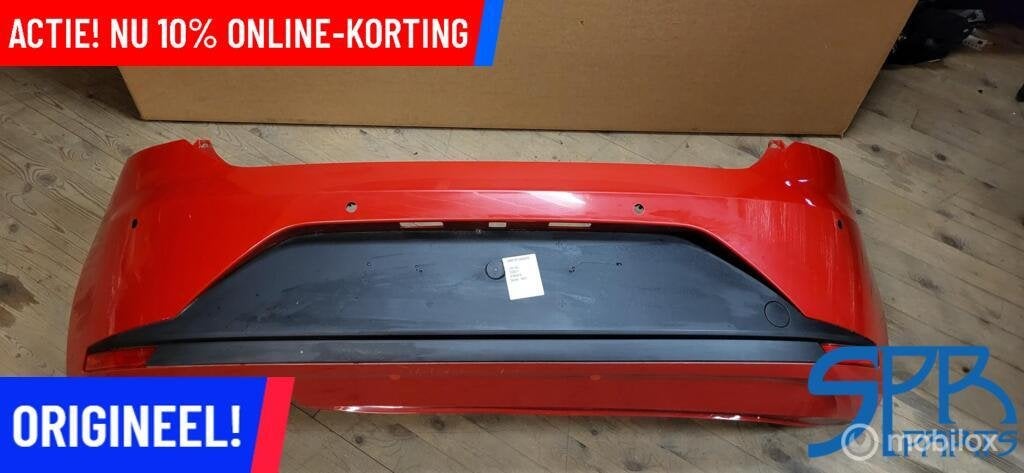 ACHTERBUMPER SEAT LEON 5F FR ACHTER BUMPER LS3H 4x PDC KRAS, Gebruikt, Ophalen of Verzenden, Seat, Seat