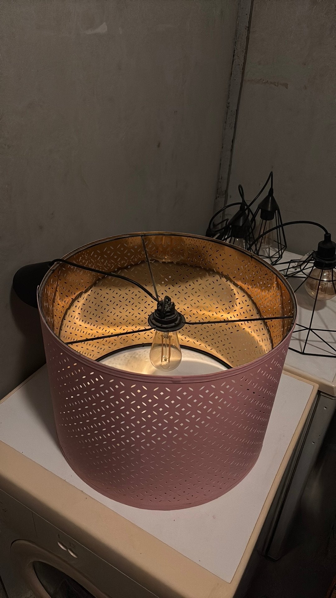 Slaapkamer lamp, Ophalen, Zo goed als nieuw, Rond