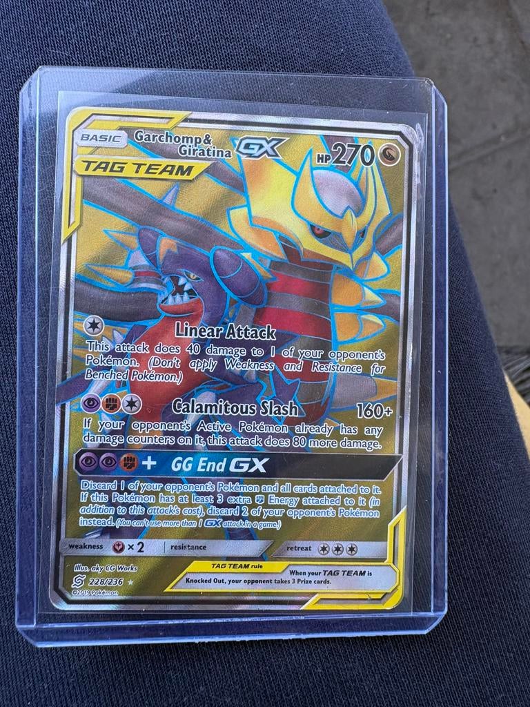 Garchomp & Giratina Tag Team 228/236, Ophalen of Verzenden, Gebruikt, Losse kaart