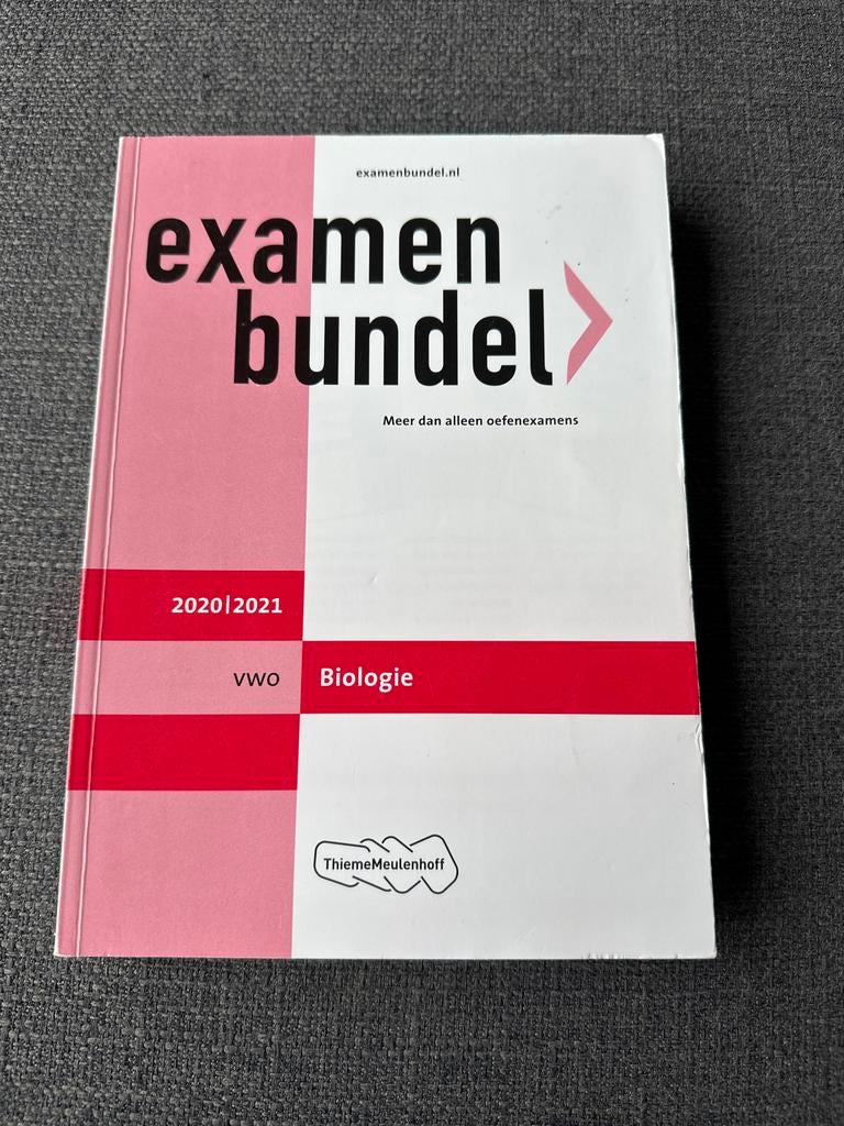 Examenbundel VWO Biologie 2020/2021, Boeken, Schoolboeken, Verzenden, Zo goed als nieuw, VWO, Biologie