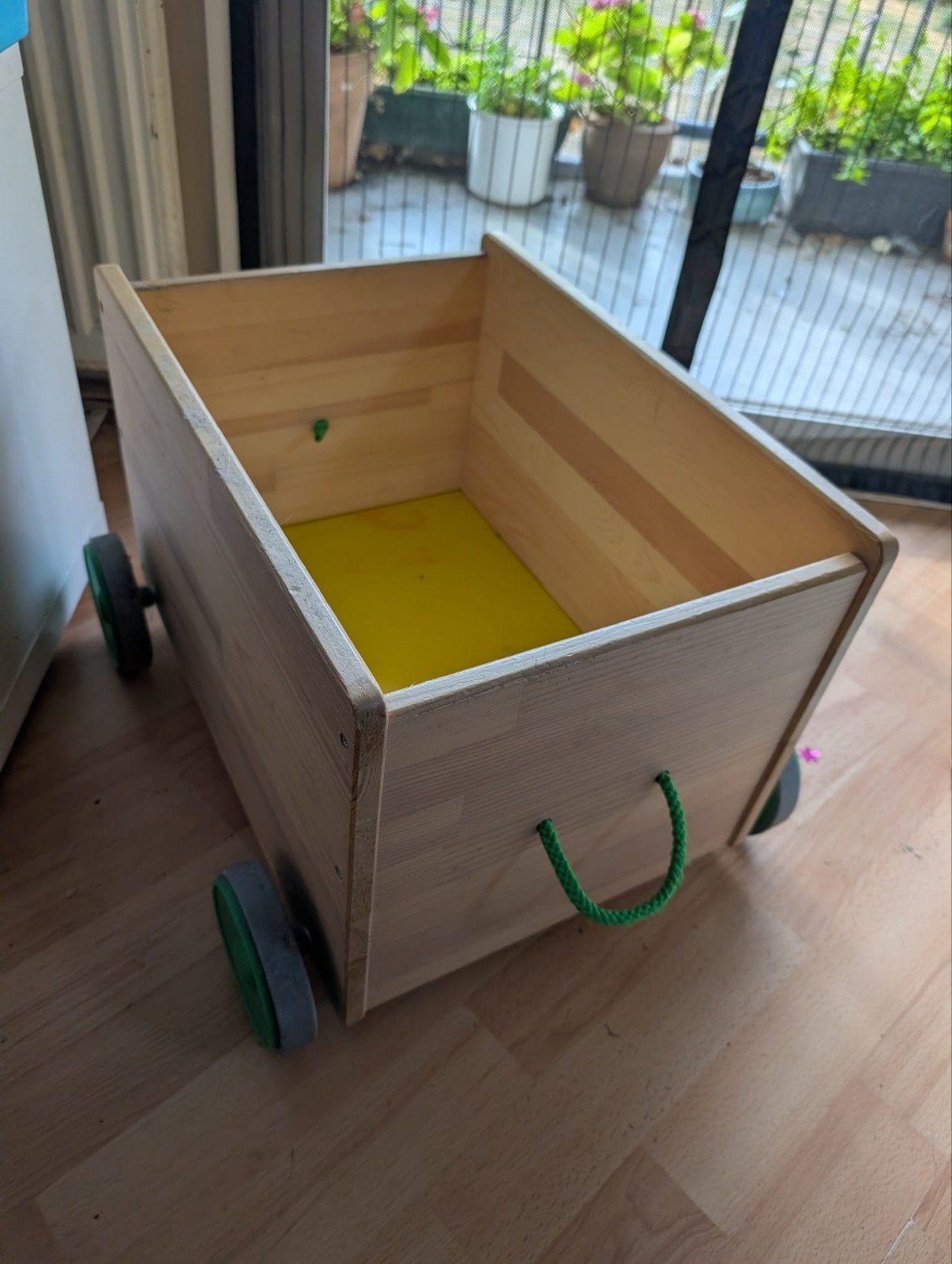 IKEA FLISAT Speelgoedopberger met wielen - Zeer goede staat, Ophalen of Verzenden, Zo goed als nieuw, Jongen of Meisje