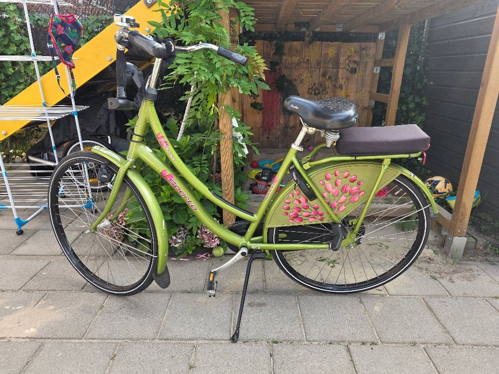 Sparta omafiets, Ophalen, Terugtraprem, Sparta, 53 tot 56 cm