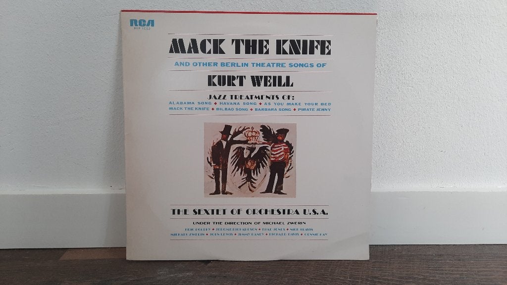 Kurt Weill - Mack the Knife LP / Vinyl Plaat, Jazz, Japan, LP, Gebruikt, Ophalen of Verzenden, 12 inch