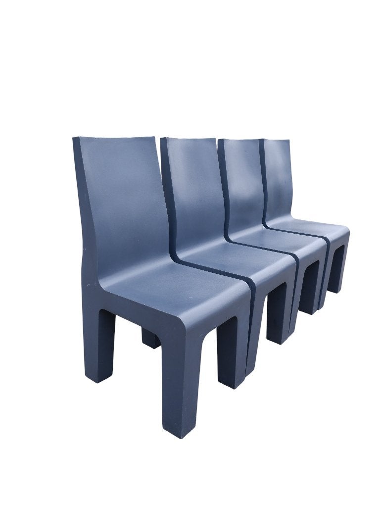 4 Richard Hutten Museum stoelen, Ophalen, Kunststof, Gebruikt, Rijksstraatweg 37 Wilp