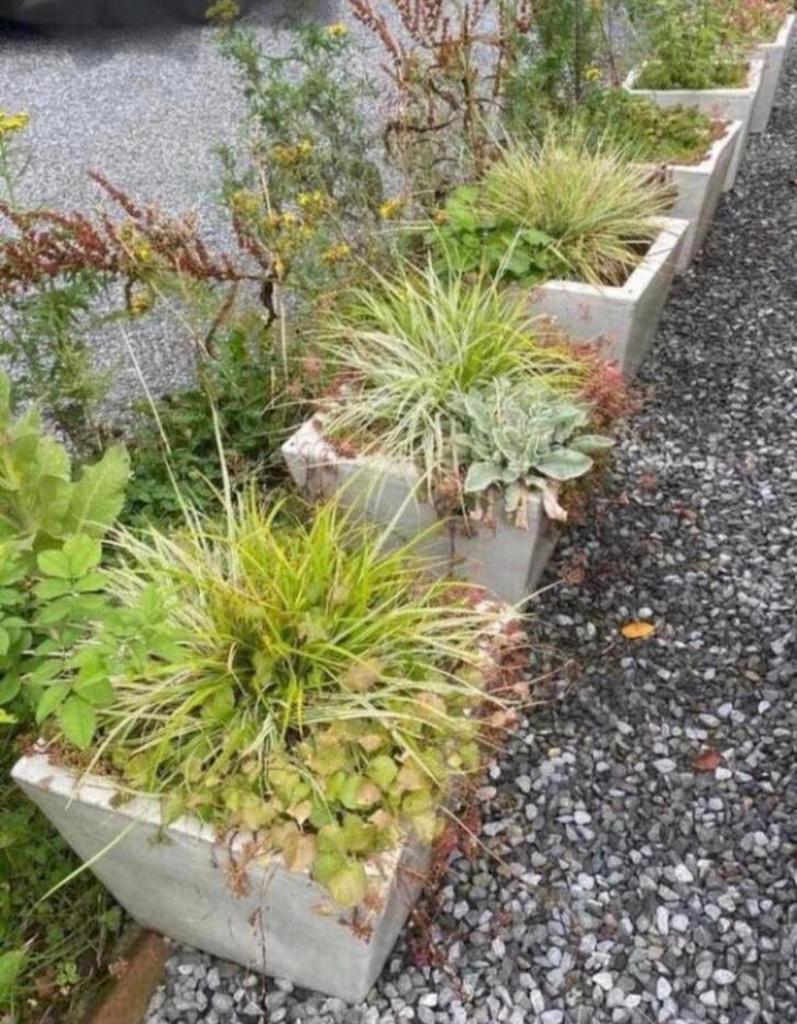 Terracotta cascade bloempotten vierkant 39,5 cm, Tuin en Terras, 25 tot 40 cm, Gebruikt, Ophalen of Verzenden, Minder dan 40 cm