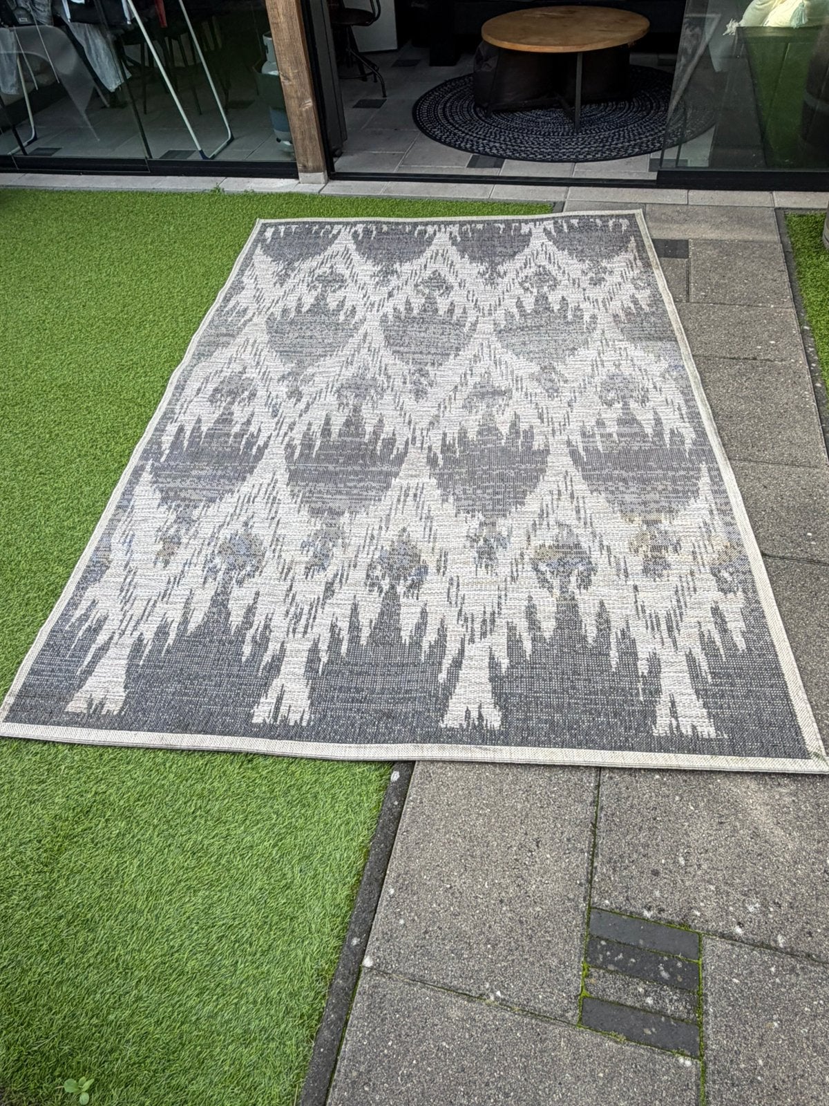 Tuinkleed/buitenkleed, Ophalen, Gebruikt