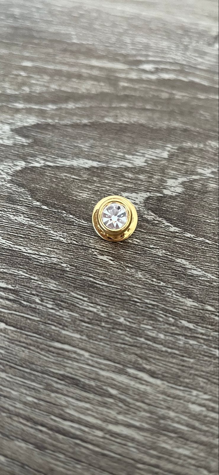 Mooie fijne broche met strass steen, Overige materialen, Minder dan 4 cm, Ophalen of Verzenden, Zo goed als nieuw