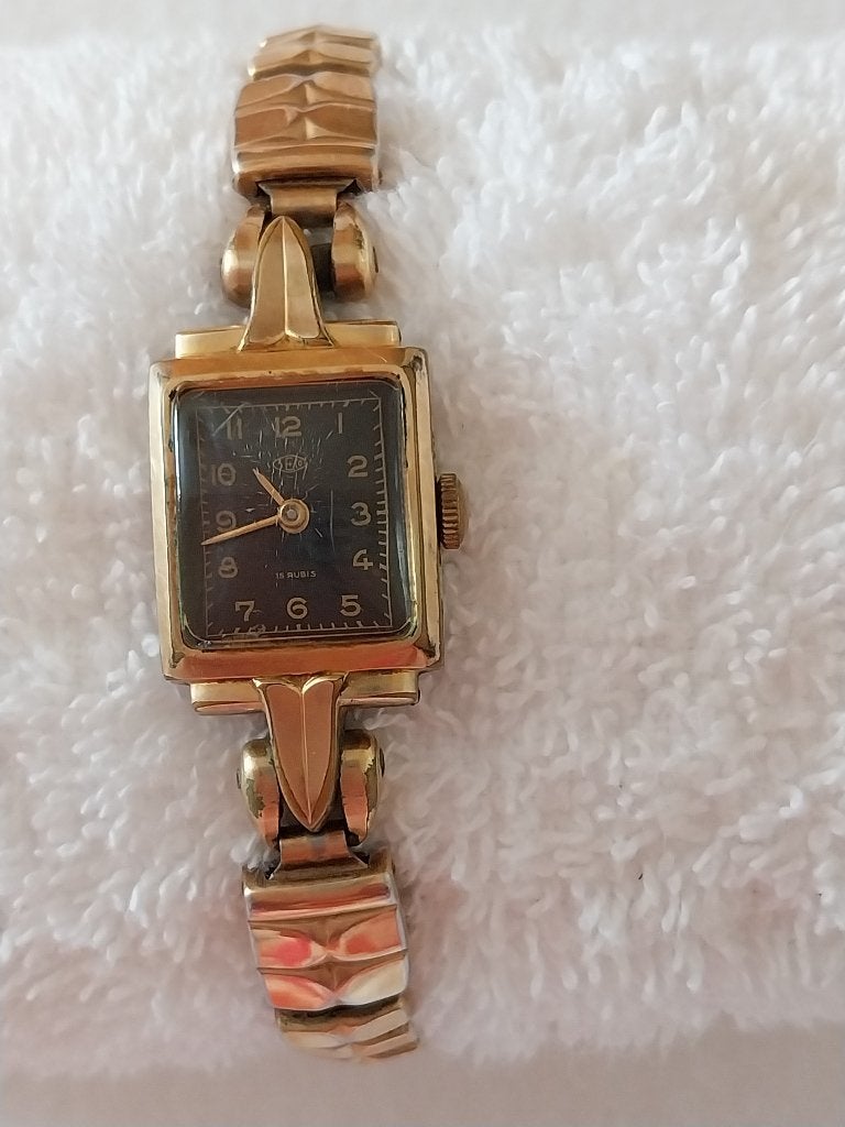 4 Vintage dames horloges jaren `50, Verzenden, Gebruikt, Overige materialen, Overige merken