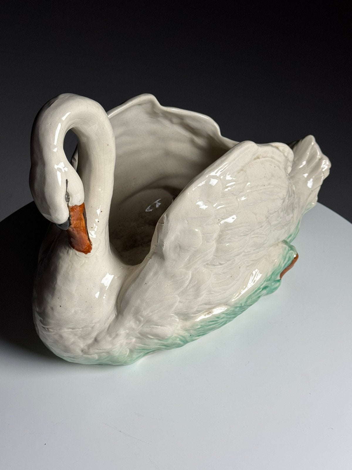 Champagne koeler vaas zwaan vintage, Antiek en Kunst, Ophalen
