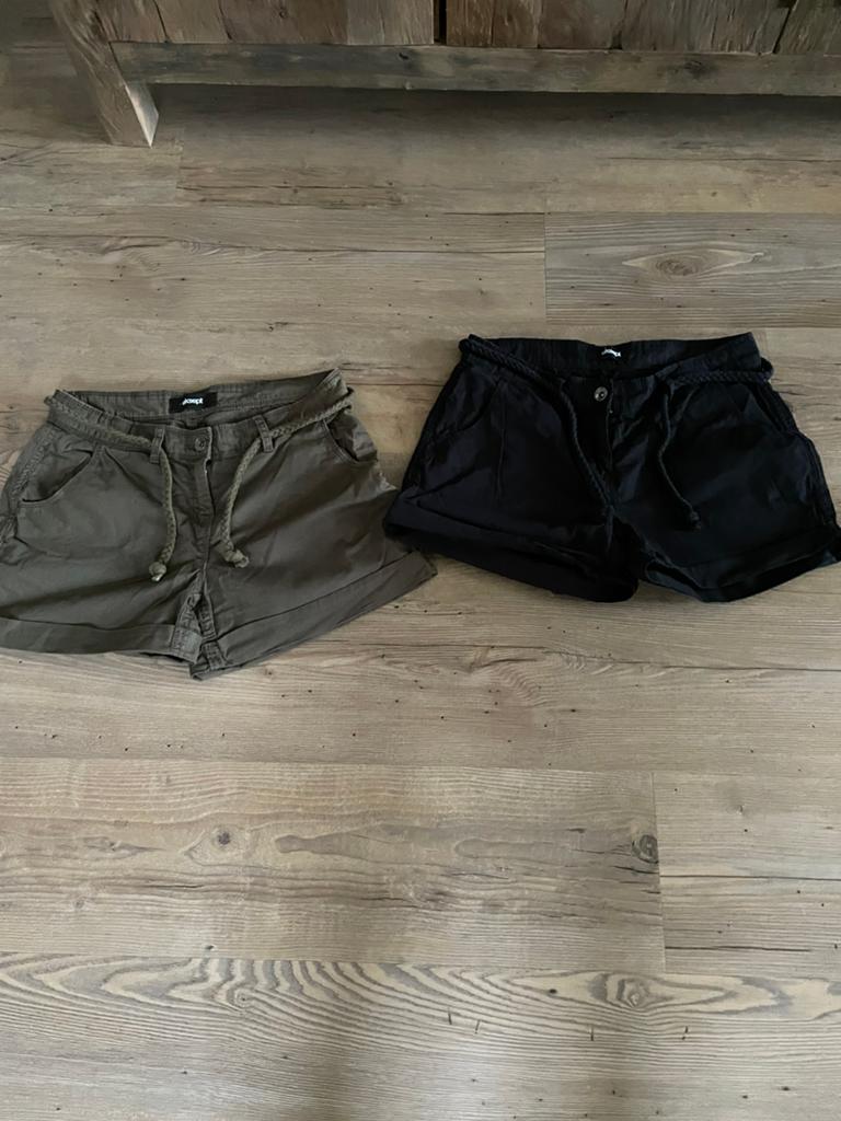 2 korte broeken eksept maat xs, Kort, Zwart, Nieuw, Ophalen of Verzenden
