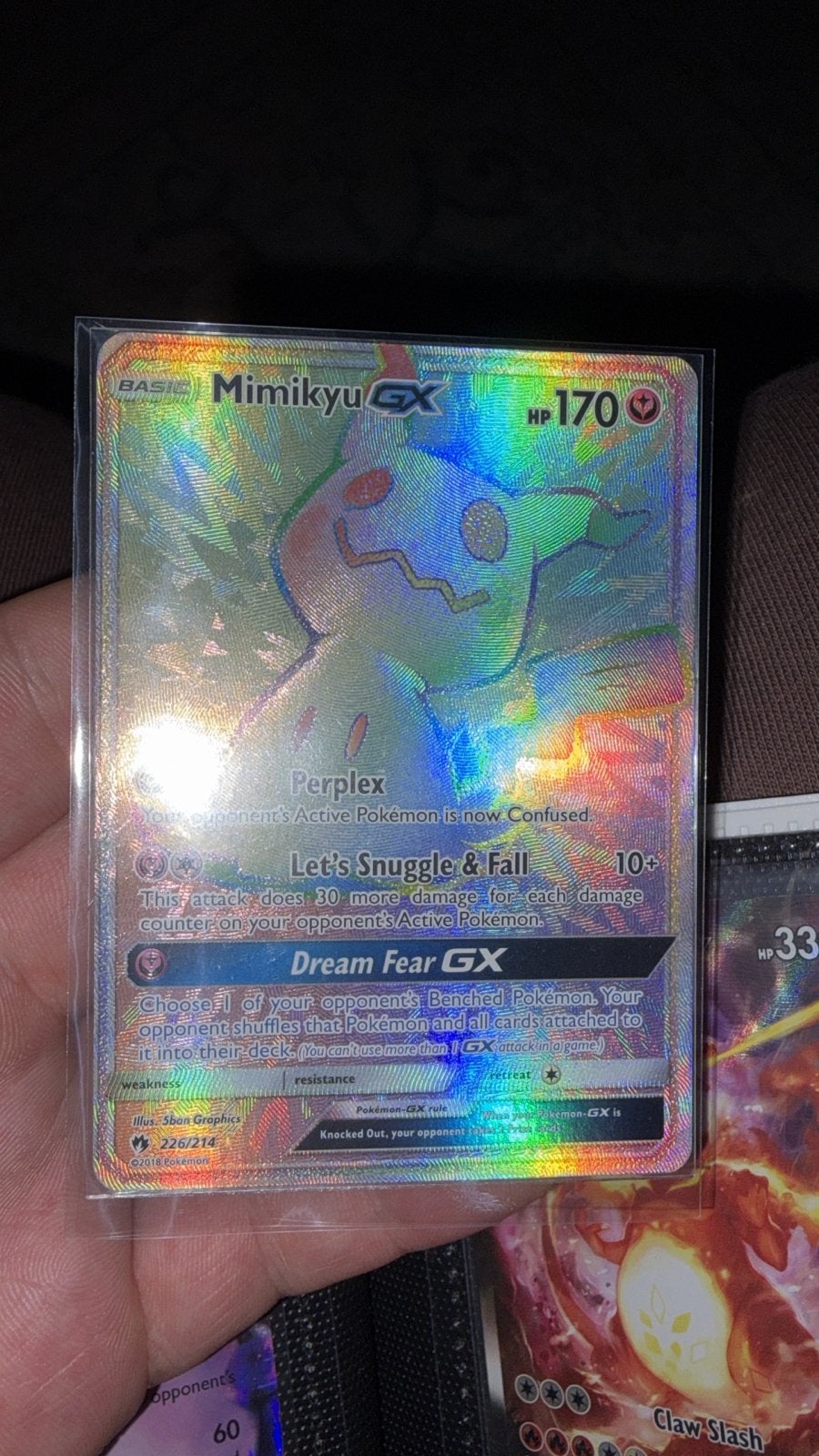 Mimikyu GX Pokémon kaart (Full Art, Rainbow Rare), Hobby en Vrije tijd, Verzamelkaartspellen | Pokémon, Ophalen of Verzenden, Nieuw