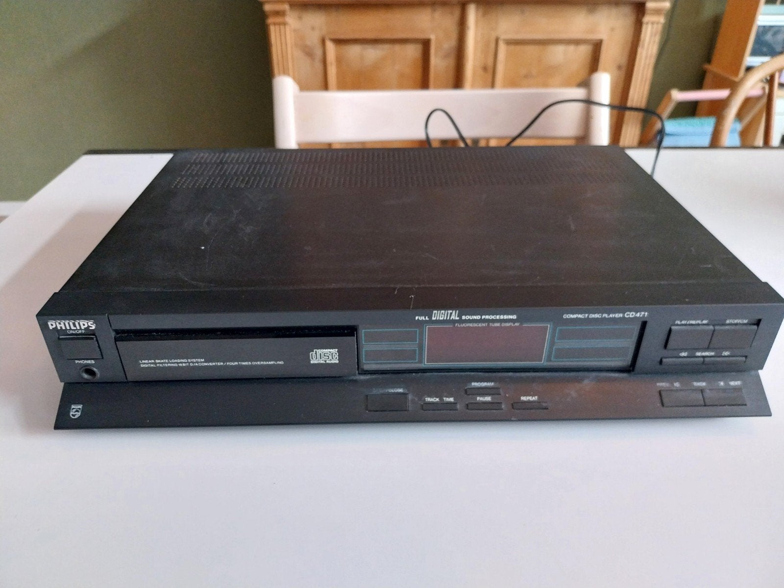 Philips CD471 CD-speler - Vintage Hifi Audio, Ophalen, Gebruikt, Philips