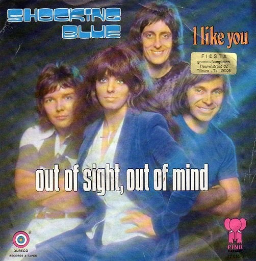 Shocking Blue ‎– Out Of Sight, Out Of Mind (1971), Gebruikt, Fotohoes, 7 inch, Ophalen of Verzenden