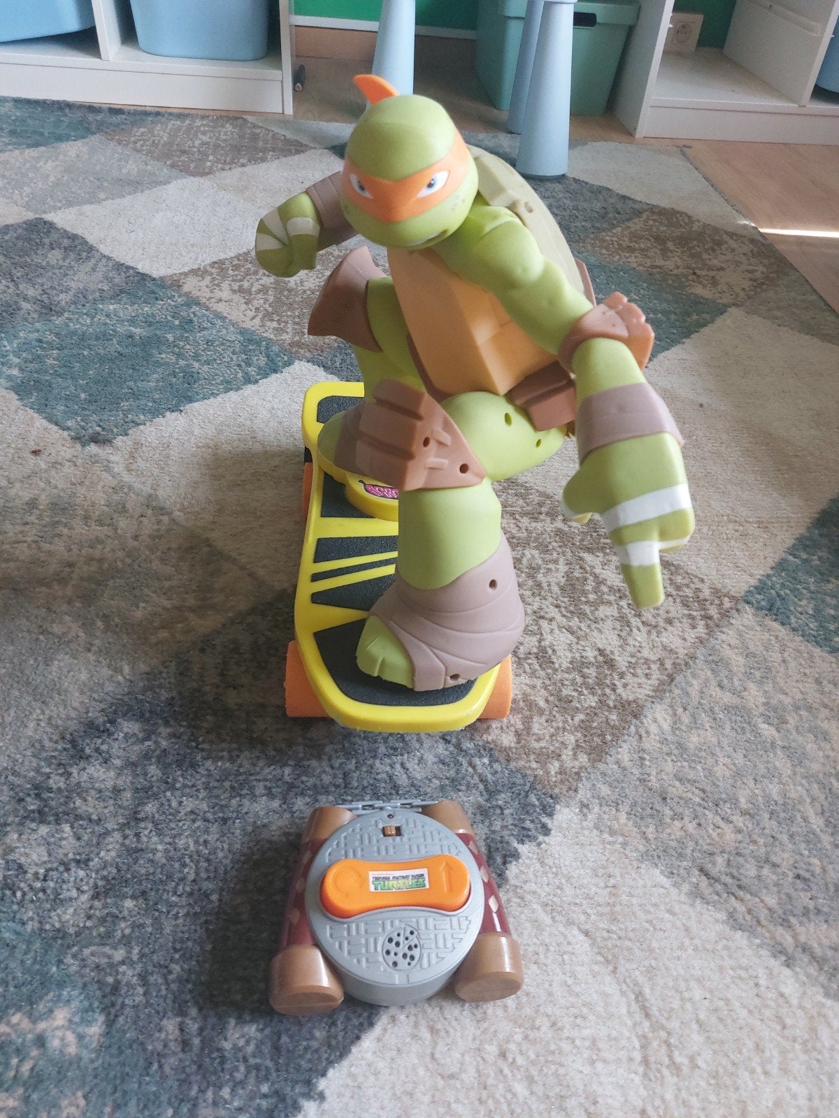 TMNT Michelangelo RC Skateboard Speelgoed, Ophalen, Gebruikt