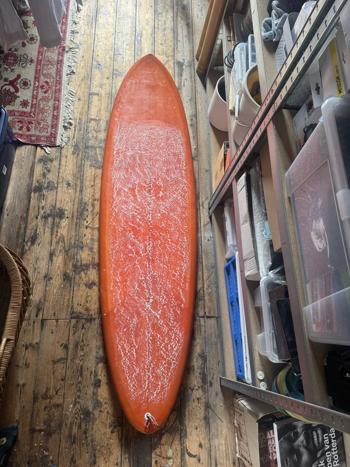 Pintwin Surfboard 6'10" x 21", ~45l, Watersport en Boten, Ophalen, Gebruikt, Fish, Met vinnen