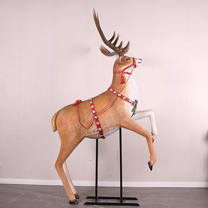 Giant Rearing Reindeer – Rendier Hoogte 227 cm, Diversen, Kerst, Ophalen, HorecaBeelden, Nieuw, HorecaBeelden