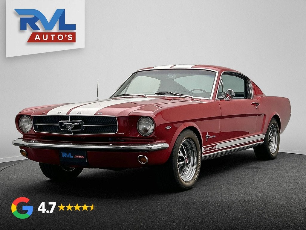 Ford USA Mustang 289 CI 1965 Fastback C-Code *Gerestaureerd*, Auto's, Oldtimers, Bedrijf, Te koop, Lederen bekleding, Ford USA
