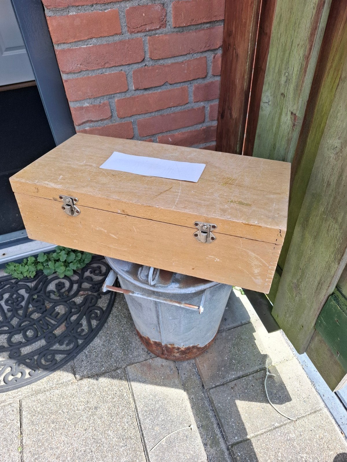 Houten kist, Ophalen of Verzenden, 50 tot 100 cm, Minder dan 50 cm